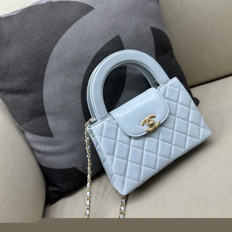 Ch*el top handle bags